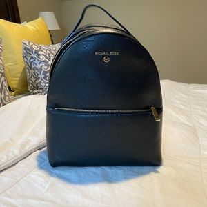 Michael Kors Valerie Medium Pebbled Leather Backpack